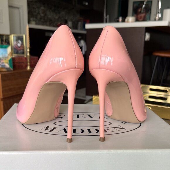 EVELYN BLUSH PINK PATENT - Picture 2 of 3
